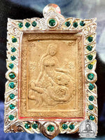 Thai love amulet of Hanuman courting a mermaid  - Wat Raï and Wat Mongkhön Thep Nimit # 388