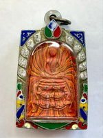 Rare Multicolor Phra Somdej Amulet - Most Venerable LP Pae. #450