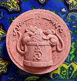 Puissante amulette de fortune Phra Phong Khai Khon Noo Tok Khao San - Vénérable LP Poonsap