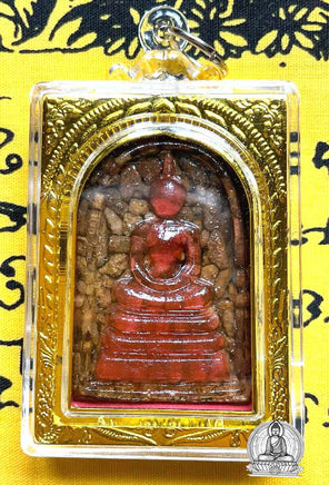 Amulette Thaï Phra Somdej Hin Khaosan - Wat Pah Lak Loi.