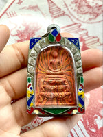 Rare Multicolor Phra Somdej Amulet - Most Venerable LP Pae. #450