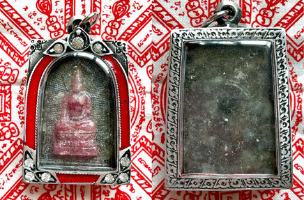 Amulettes en pierres reliques Somdej Phra Ruang - Vénérable Phra Ploi Anyamanee. 