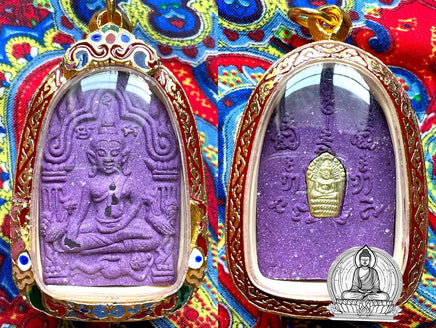 Amulettes Thaï de charme Phra Khunpen multicolores - Vénérable Ajarn Waen.