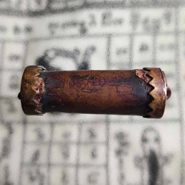 Ancient Takut Sacred Scroll Thai Amulet - Wat Nongpo. #185