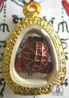 Kop Kin Duean frog amulet - Venerable Kruba Chaya Pathapi. #105