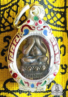 Petite amulette protectrice du Bouddha Phra Pidta - Très Vénérable LP Kassem. # 329