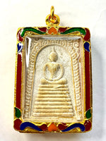 Large Nine-Tier Phra Somdej (and Phra Phrom) Amulet - Venerable Ajarn Deth. #473