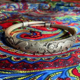 Tibetan dragon and phoenix bracelet. #191