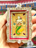 Large Precious Mermaid Amulet - Venerable Phra Kruba Krissana. #387