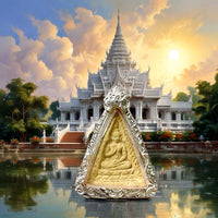 Amulette Phra Somdej / Phra Dhammakandha - Wat Paknam (1971).