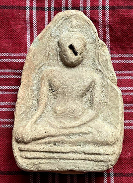 Tablette votive Phra Kru Muang - Wat Pa Mamuang. 