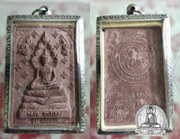 Large amulet Phra Naphok (The Buddha under the king of the Nagas) - Venerable LP Subin. #142