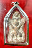 Amulette ancienne Phra Naraï et Phaya Kruth (Vishnou et Garouda).