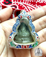 Amulets of Phra Pikanet (Ganesh) in Burmese jade - Wat Phasi # 330