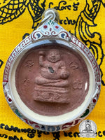 Petite amulette Jatukham Rammathep et Phra Sanghajai Kwak. # 308