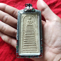 Rare 16-level Phra Somdej Tat Thong amulet (1972 edition) - Most Venerable LP Phueak. #177