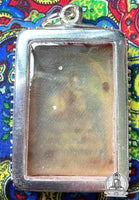 Amulette Phra Somdej avec pierres reliques Phratat - Vénérable Phra Luang Thudong. # 248