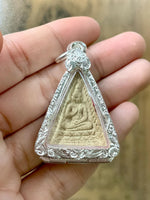 Phra Somdej / Phra Dhammakandha amulet - Wat Paknam (1971). #412