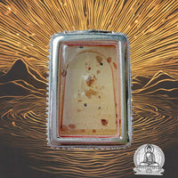 Phra Somdej Amulet with Phratat Relic Stones - Venerable Phra Luang Thudong. #248