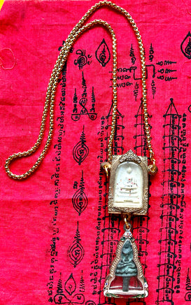 Collier Phra Somdej + Phra Kling - Sa Sainteté Somdej Phra Sangharaj. 