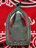 Phra Lak Na Thong Gold Mask Amulet - Venerable LP Phad. #233