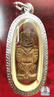 Carved wooden Hanuman amulet - Venerable LP Boonsong Nathamo. #341